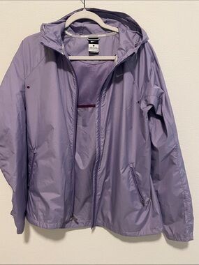 Nike Lavender Hooded Rain Jacket